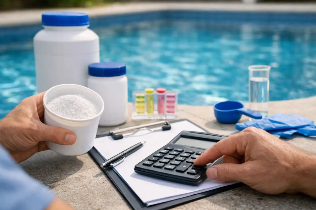 How to Calculate Pool Chemical Dosage Safely