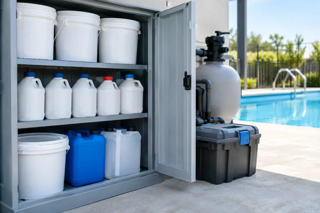 Pool Chemical Storage Guide for Safer Facilities