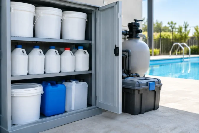 Pool Chemical Storage Guide for Safer Facilities