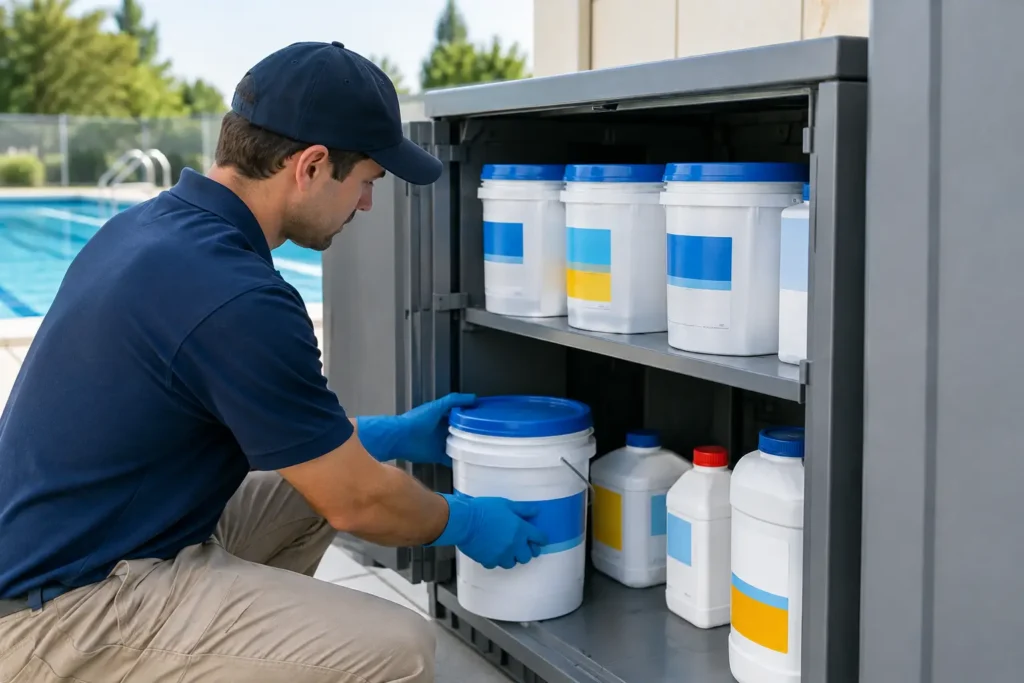 Best Pool Chemical Storage Practices for Operators