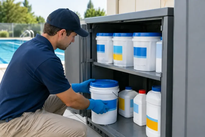 Best Pool Chemical Storage Practices for Operators